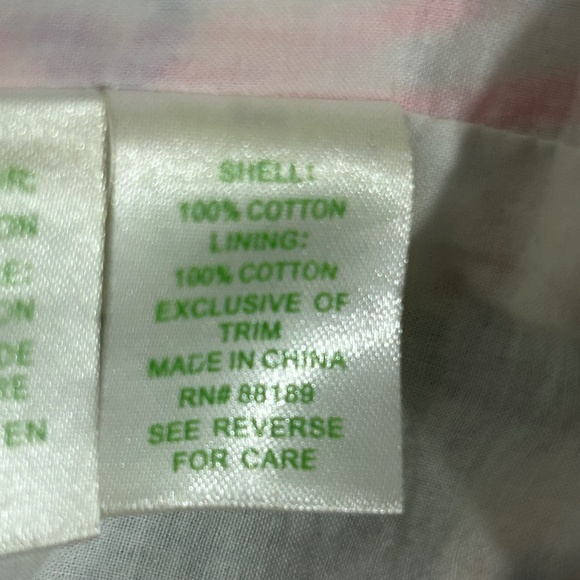 Lilly Pulitzer Pink Blue Print Shift Dress Tassels Preppy - Picture 8 of 11